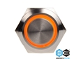 Push-Button DimasTech®, 19mm ID, Momentary Action, Led Color Orange